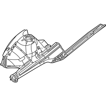 BMW 41148398654 Wheel Arch, Front Right