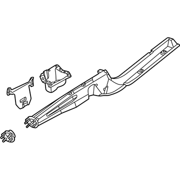 BMW 41118398612 Complete Right Engine Support