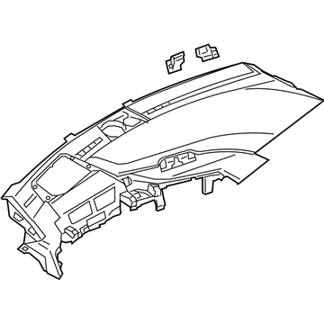 BMW 51459309379 Instrument Panel, Upper Part