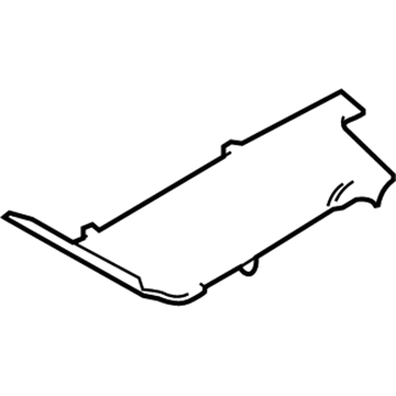 BMW 41007265799 Moulded Part For Column B, Interior Left