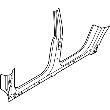 BMW 41217238613 Column B With Left Rocker Panel