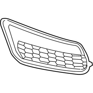 BMW 51117845542 Set, Grille, Partially Open
