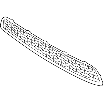 BMW 51118037994 Grille, Middle Bottom