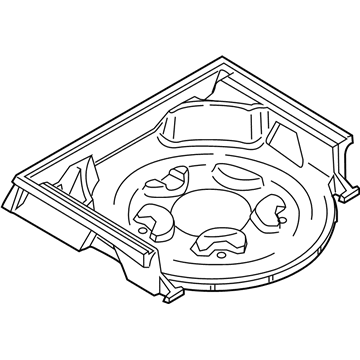 BMW 51477373591 Storage Troug Luggage Trunk Floor
