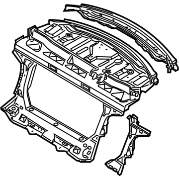 BMW 41137111207 Trunk Partition For Through-Loading