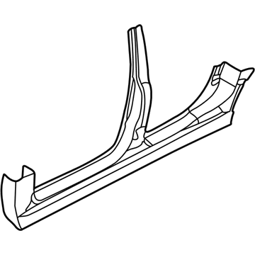 BMW 41008225974 Column B With Right Rocker Panel