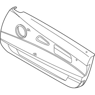 BMW 51417061041 Door Lining Vynil Left