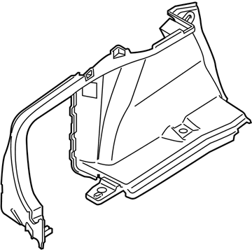 BMW 51477337223 Trim Panel, Luggage Compartment., Front Left