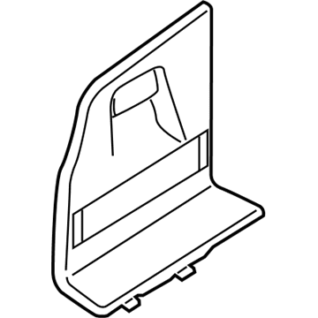 BMW 51477337217 Rear Left Trunk Trim