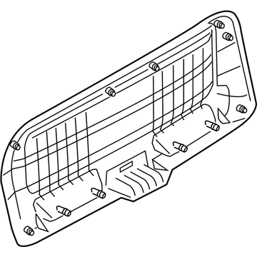 BMW 51497223717 Trim Panel, Trunk Lid