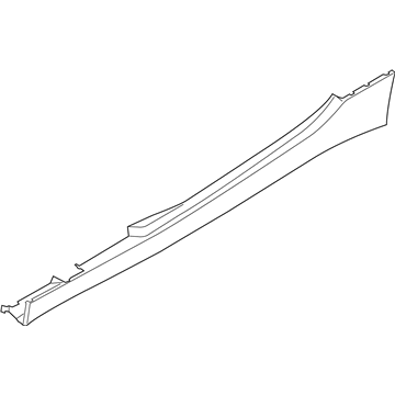 BMW 51127231078 Sill Strip, Primed, Right