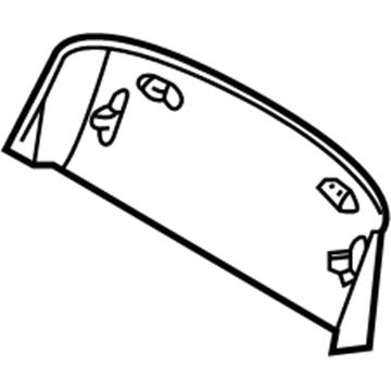 BMW 52107004729 Upper Rear Panel