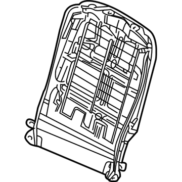 BMW 52108253804 Backrest Frame