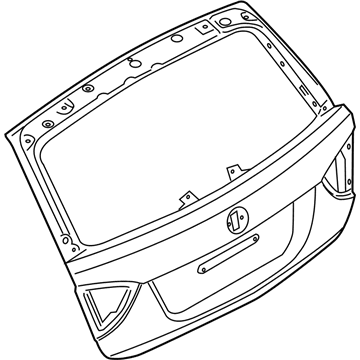 BMW 41627166105 Trunk Lid