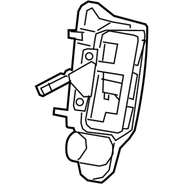 BMW 51217333011 Left Recessed Grip