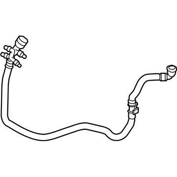 2015 BMW X5 Coolant Reservoir Hose - 17128514220