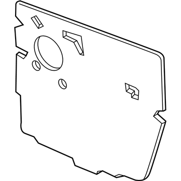 BMW 51417433804 Acoustic Fleece, Front Left