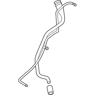 2011 BMW 535i GT xDrive Fuel Tank Filler Neck - 16117217083