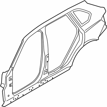 BMW 41217352037 Body-Side Frame Left