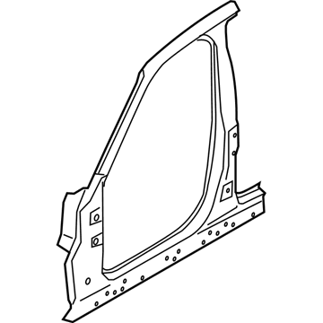 BMW 41217352062 Column A With Right Rocker Panel