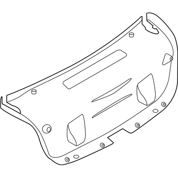 BMW 51497255636 Trim Panel, Trunk Lid