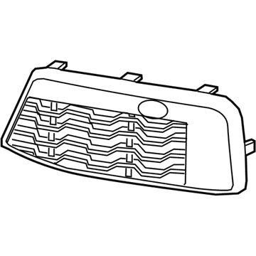 BMW 51118072776 Grille, Side, Open, Right