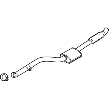 BMW Exhaust Pipe - 18307933842