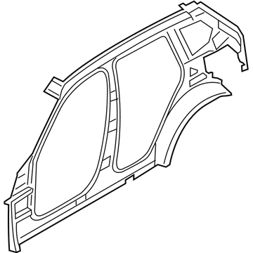 BMW 41217385432 Right Interior Side Frame