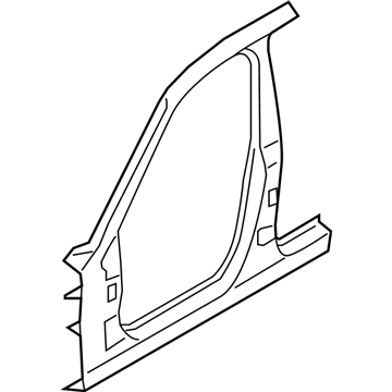 BMW 41117385419 Column A With Left Rocker Panel