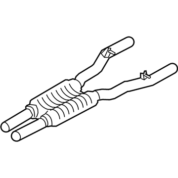 2016 BMW 650i xDrive Exhaust Pipe - 18307629377