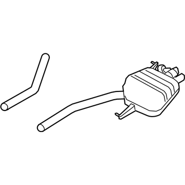 2012 BMW 650i Exhaust Resonator - 18302293764