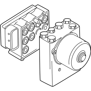 2002 BMW 330Ci ABS Pump And Motor Assembly - 34516753601