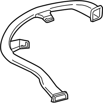 BMW 51459288294 Side Window Defrost Duct, Right