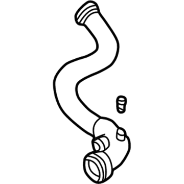 2001 BMW 330xi Cooling Hose - 17127510952