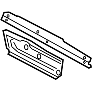 BMW 41127248124 End Piece, Luggage-Compartment Floor