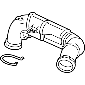 BMW 13717619268 Filtered Air Pipe With Resonator