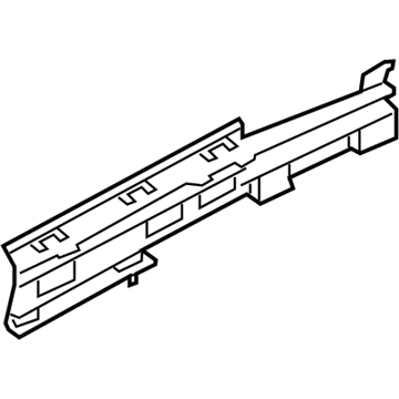 BMW 51777332334 Retaining Strip, Sill, Rear Right