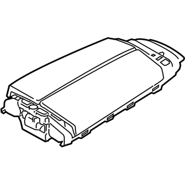 BMW 51168066487 ARMREST IN LEATHER, FRONT CE