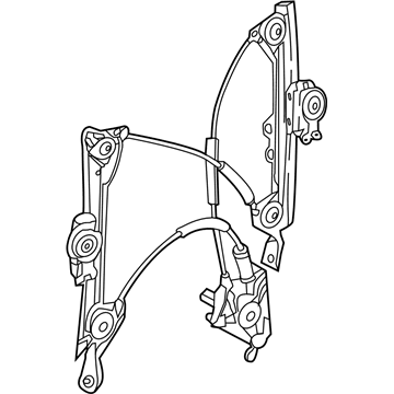 BMW Window Regulator - 51358494805