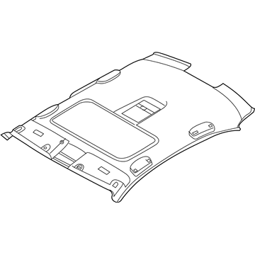 BMW 51447073690 Molded Headlining For Sliding Lifting Roof