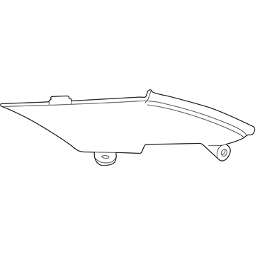 BMW 51138400152 Trim Panel Column, Rear Right