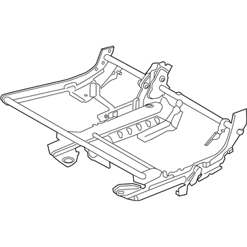 BMW 52207332637 SEAT FRAME, LEFT