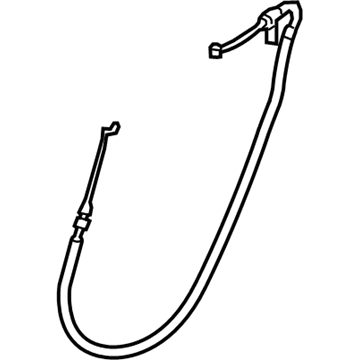 BMW 51215A077A4 BOWDEN CABLE, OUTSIDE DOOR H