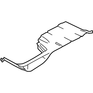 BMW 41217272299 Moulded Part For Column B, Exterior Left