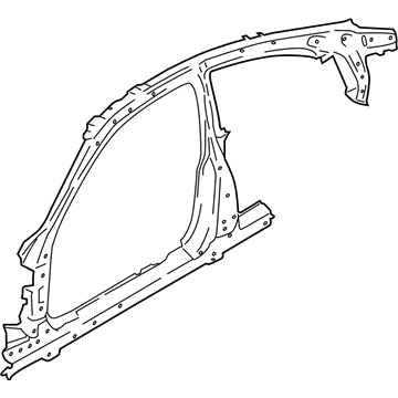 BMW 41007427486 Side Frame, Middle Right