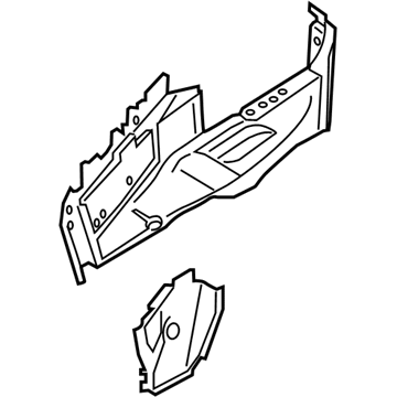 BMW 41217347136 FOLDING TOP COMPARTMENT, RIG