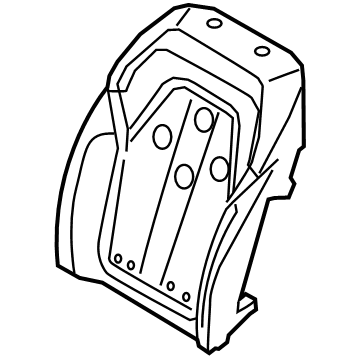 BMW 52108066889 FOAM ELEMENT, COMFORT BACKRE