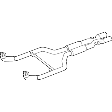 2019 BMW M6 Exhaust Pipe - 18307848140
