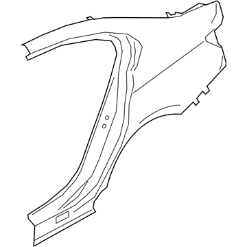 BMW 41007493268 Right Rear Side Panel