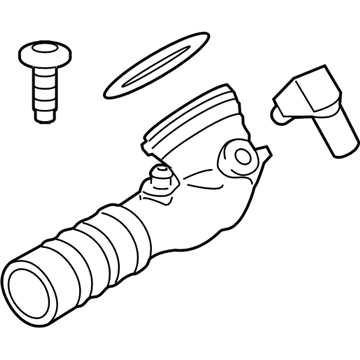 BMW 740Li Air Intake Hose - 13717609810